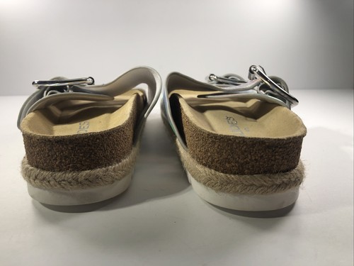 J/Slides Women Sandal Holographic Straps Cork Platform Size 5 SKU#4501 - Bild 7 von 8