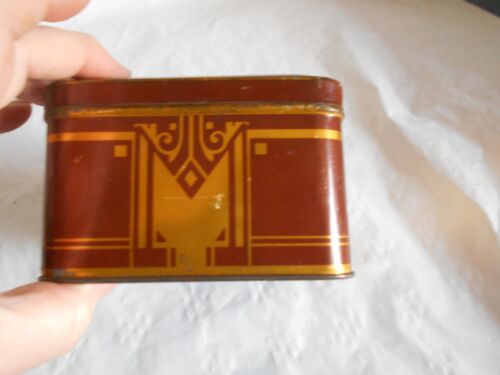 Vintage Tin Box French 1930s Art Deco B&A Parboma - 第 3/6 張圖片