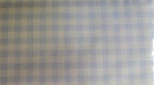NOS Vintage Polo Ralph Lauren Blue and White Gingham Checked Flat Sheet - Full - Picture 3 of 4