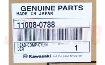 KAWASAKI KX250F 2011-2012 Genuine Cylinder Head Comp 11008-0788