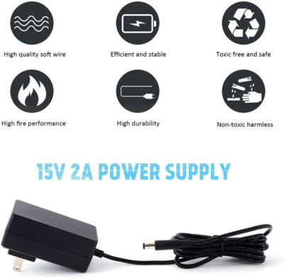 15V 2A Power Supply Charger Input Ac 100V-240V, Output Dc 15 Volt 2 Am
