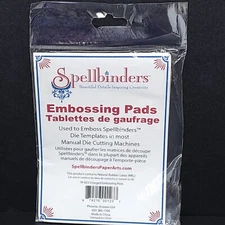 Spellbinders Embossing Pads Rubber Shims Die Cutting Embossing 2pcs W-023