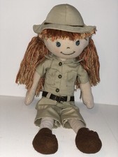 FAO Schwarz Jungle Safari Explorer Girl Toy Plush Stuffed