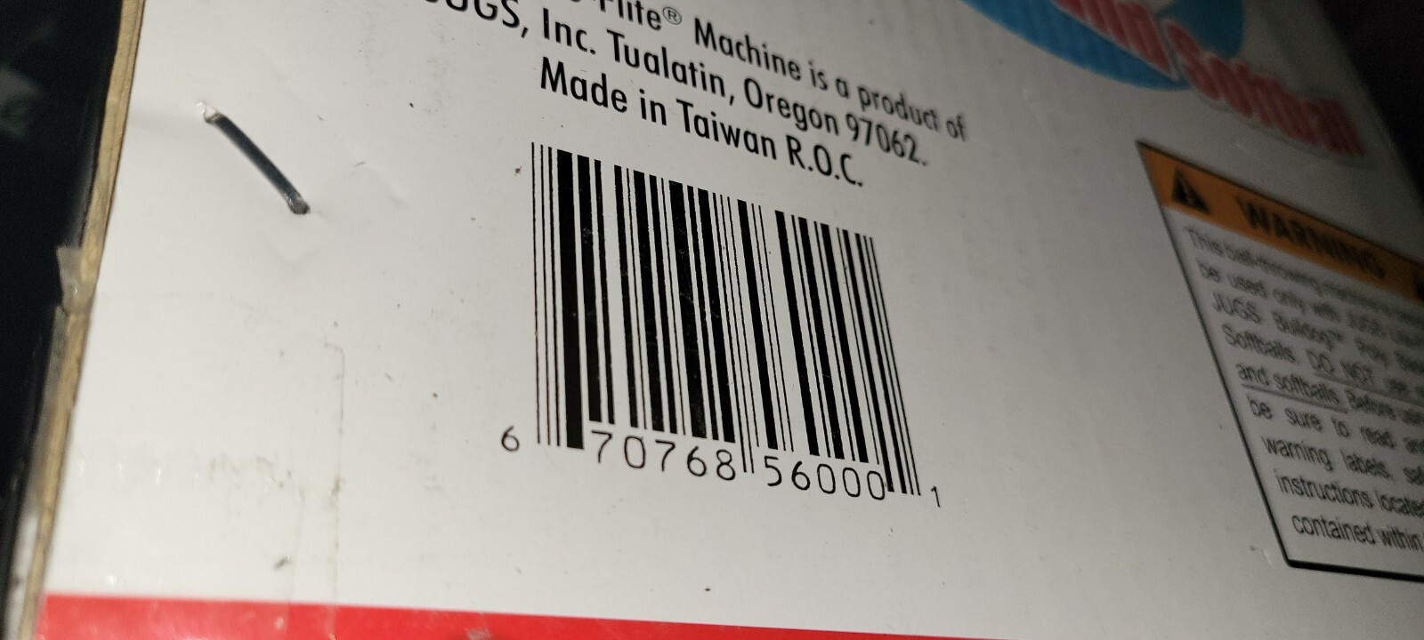 NEW! Jugs M6000 LiteFlite Pitching Machine eNotary