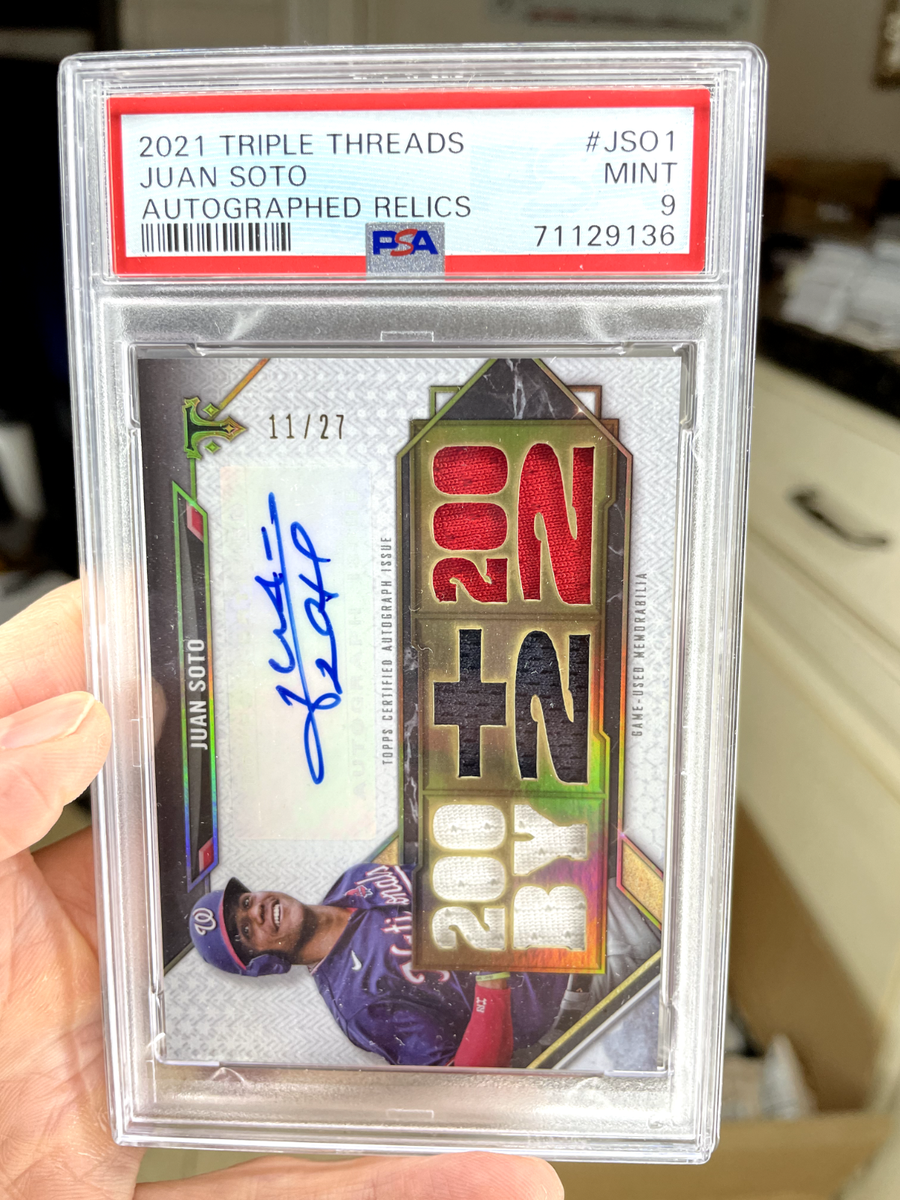 27枚限定 2021 Topps Triple Threads 大谷翔平 実使用ジャージーカード