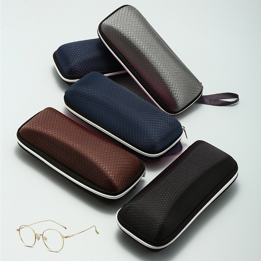 3X Portable Zipper Eye Glasses Sunglasses Hard Case Box Protector