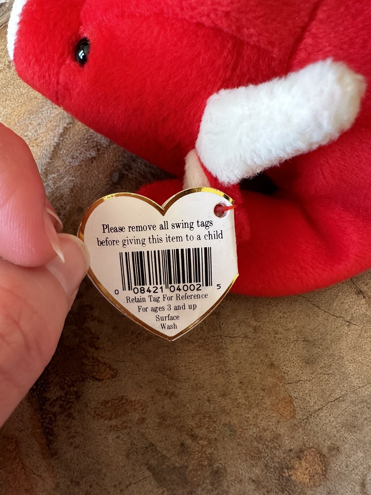 Ultra Rare Tabasco Beanie Baby Original Bull from 1995 Pristine