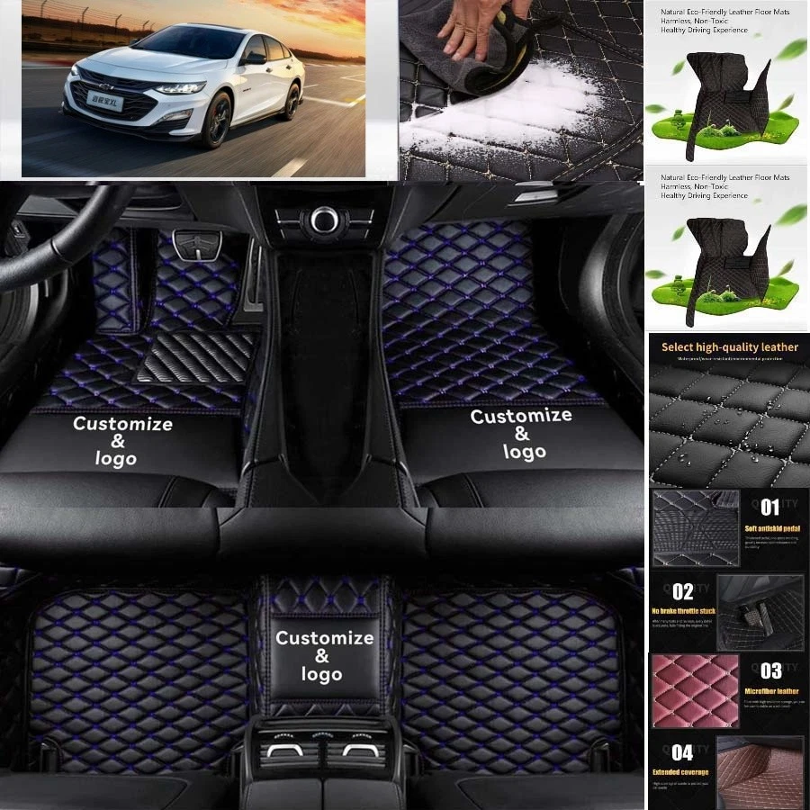 For Chevrolet Malibu Car Floor Mats All Weather Protection Floor Liners Foto 2 de 4