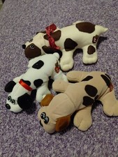 Vintage TONKA Pound Puppies Set Of 3 Stuffed Dog Plush