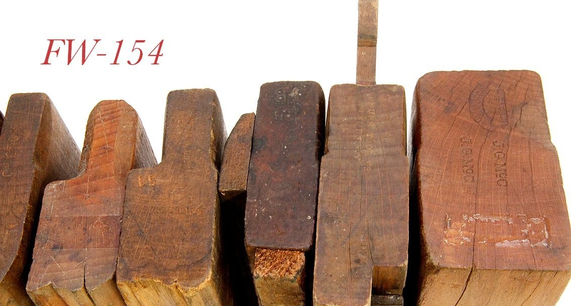 wood wooden MOLDING PLANE TOOL LOT Auburn Denison others Dado rounds rabbets