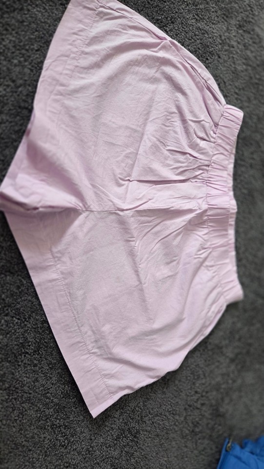 COTTON:ON Light Pink Elastic Waist Cargo Shorts Size 10