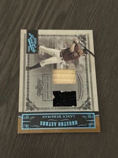2005 Playoff Prime Cuts Bat Jersey Prime Dual Relic SSP /5 #70 LANCE BERKMAN