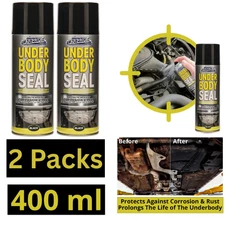 UNDERSEAL SPRAY BLACK UNDERGUARD PAINT CAR UNDERBODY PROTECTION SEAL 400ML
