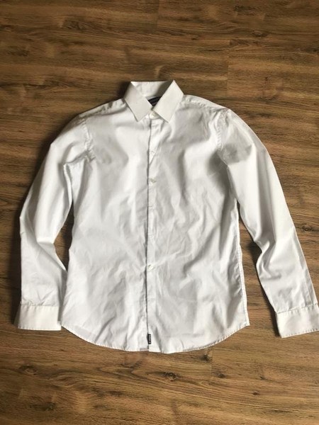 Men Strellson Shirt White 38 / M