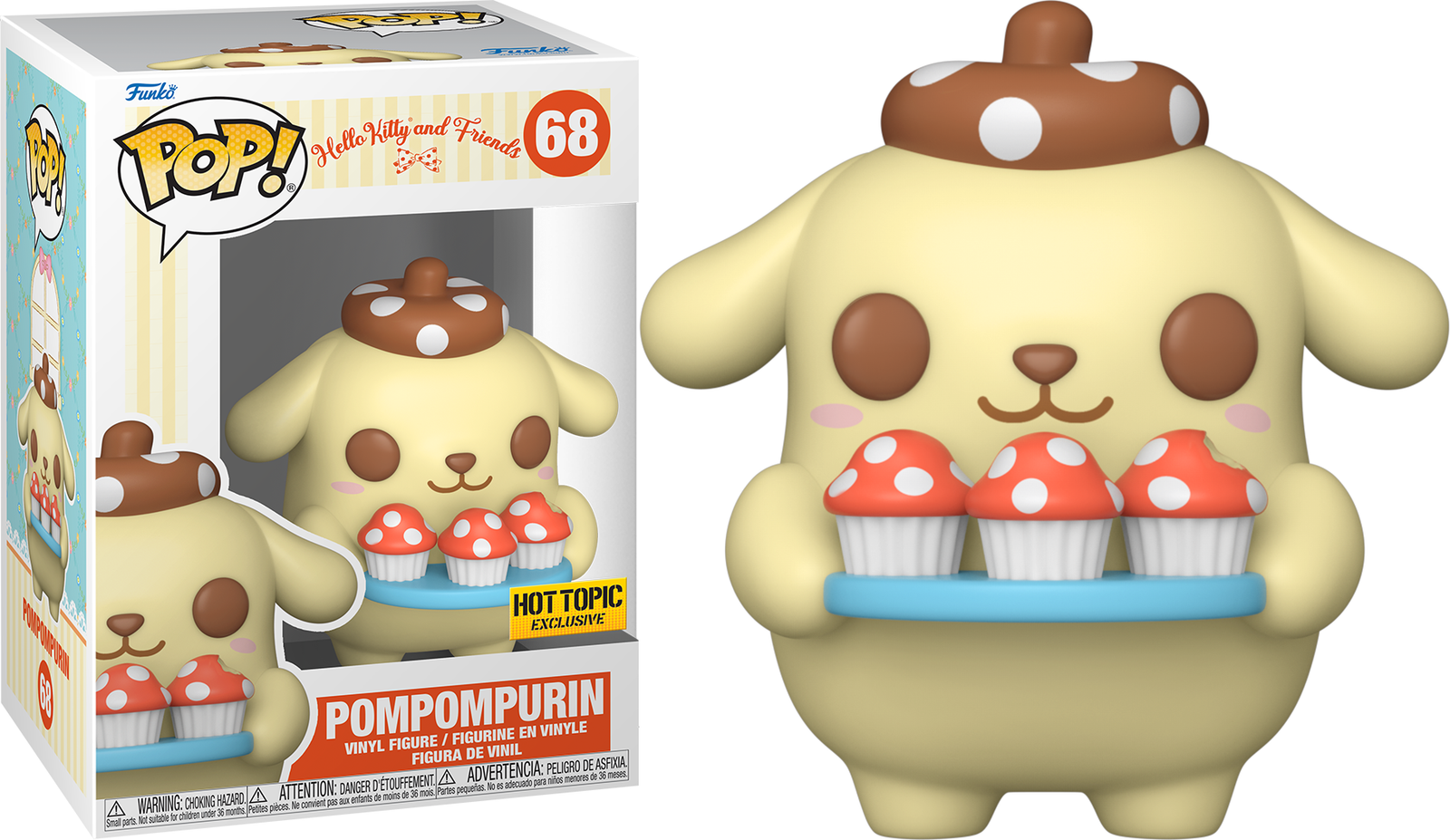 Funko POP! Hello Kitty and Friends: Pompompurin (Hot Topic) #68