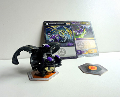 Bakugan Howlkor x Serpenteze B400 Darkus Aurelus   Armored Alliance + Karten