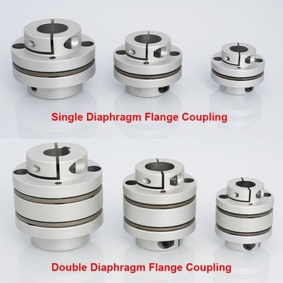 1pcs 4~10mm Stepped Single Membrane Diaphragm Flange Coupling Coupler LK3-C34 #w