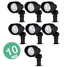 10 Pack Hampton Bay 20w Led Low Voltage Spotlight Metal Black Landscape Lights 10 Pack Hampton Bay 20w Led Low Voltage Spotlight Metal Black Landscape Lights