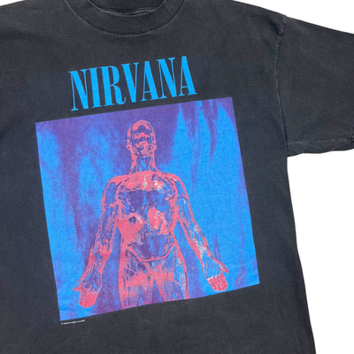 NIRVANA SLIVER 1993 GIANT XL USA製 Vintage Nirvana Sliver T-Shirt Mens XL Tultex Giant Tag Kurt