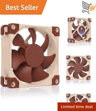 Quiet PC Fan 80mm 12V 4-Pin PWM Ultra Silent Air Cooler for Desktop NAS