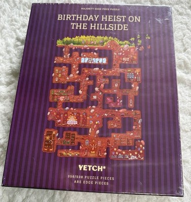 Edges Puzzle Birthday Heist on The Hillside Edge Piece Puzzle Gift 538-Piece