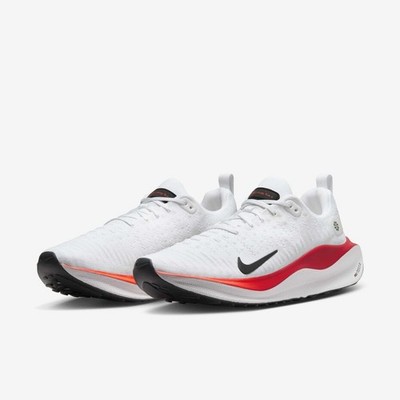 Mens Nike React Infinity Run 4 Running Shoes White/Platinum Tint DR2665 Size 10
