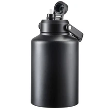 128Oz Gallon Water Bottle, Water Jug With Handle, Large Water Bottle Keeps Ho...