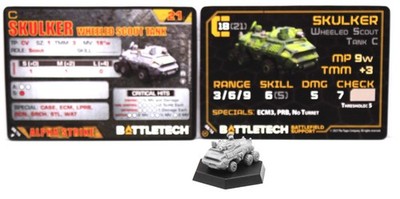 Battletech Catalsyt Labs Skulker Scout Tank - NEW with Cards