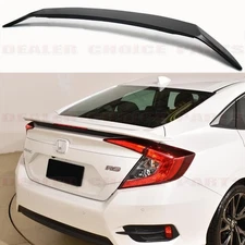 2016 17 18 19 2020 2021 Honda Civic Sedan Factory Style Spoiler W/LED UNPAINTED