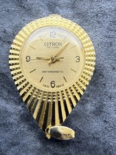 VINTAGE CITRON  DELUXE WATCH PENDANT  SWISS MOVEMENT