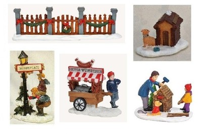 Wurm - Diverse Figuren für Ihr Weihnachtsdorf, 3,0 - 9,0 cm
