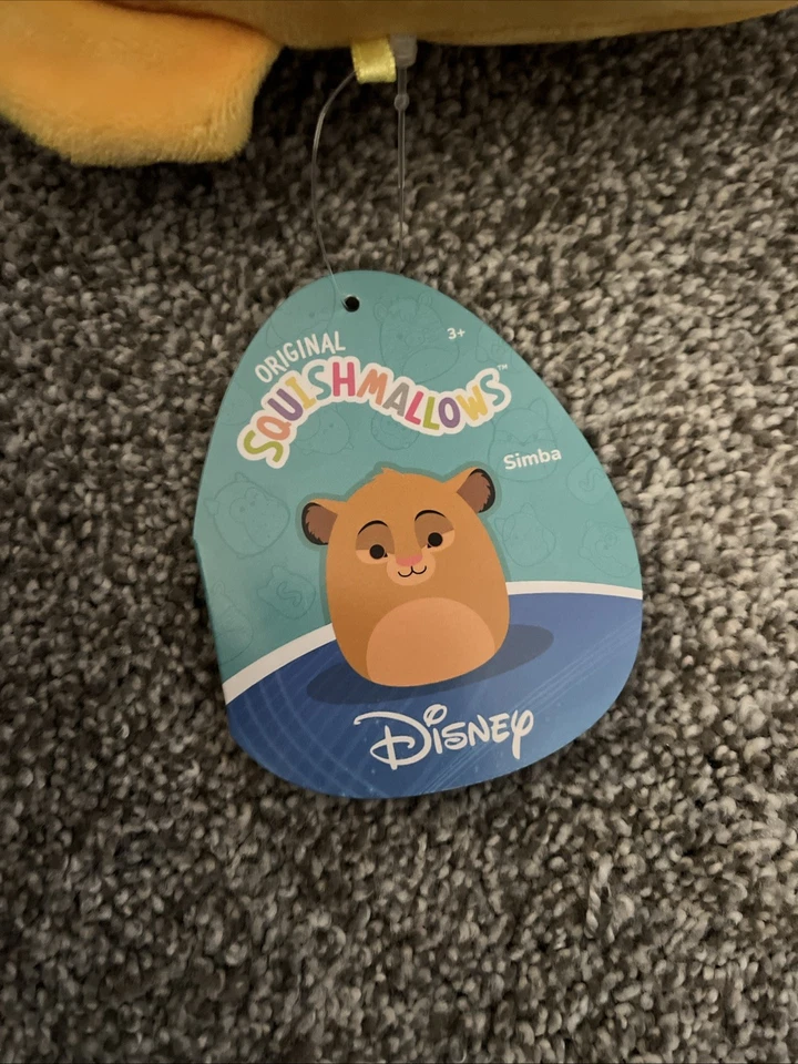 Squishmallows Simba Lion King 7-8" AUTHENTIC Kellytoy Disney Plush gift toy NEW - Image 3 of 4