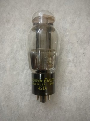 Western Electric 421A 6AS7 6080 6AS7G DD Getter NOS Strong Testing Values