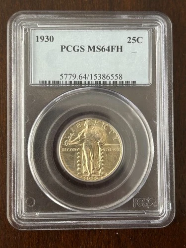 1930 25C Standing Liberty Quarter - PCGS MS64 FH