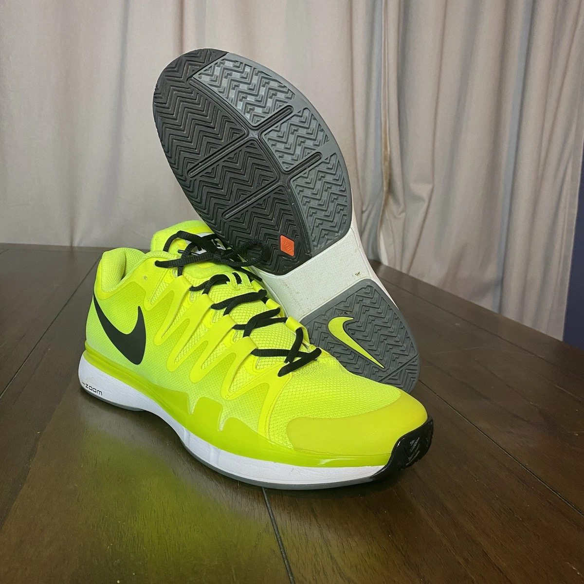 シューズ(男性用) Nike Zoom Vapor 9.5 Tour 27cm NIKE ZOOM VAPOR TOUR 9.5 PRM TENNIS SHOES (BLK/WHT/BLU LIGHTNING