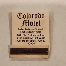 Colorado Motel Matchbook - Colorado Springs, CO