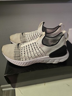Nike React Phantom Run Flyknit 2 Oreo Slip-On Sneakers Size 9