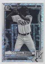 2021 Bowman Chrome Black & White Mini-Diamond Refractor Jhonny Piron 0nr3