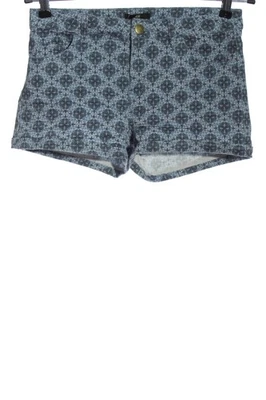 H&M Short moulant Dames Pantalon court T EU 36 bleu-noir style décontracté - Photo 1/4