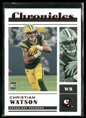 2022 Panini Chronicles #39 Christian Watson Pink