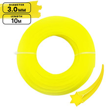 LUSQI Hexagon 15M/10M/5M*3Mm Grass Trimmer Line Nylon for Grass Brush Cutter Rop