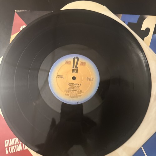 1986 ~ COMPANY B "Fascinated" 5 Mix Maxi-Single 12" Vinyl LP, Atlantic 0-86731 - Foto 6 di 6