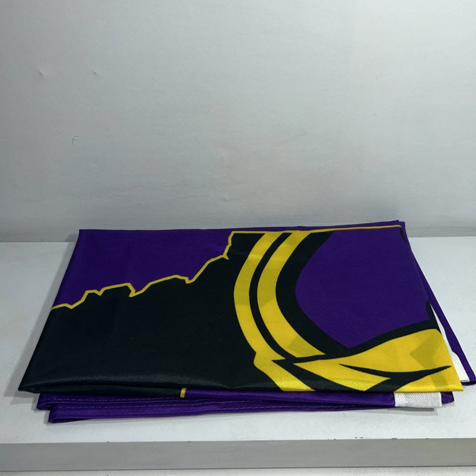 Nueva bandera ECU púrpura pirata estado mental, 3x5 pies  Foto 3 de 3