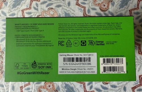 !!! NEW !!! Razer Viper V3 Pro Wireless Gaming Mouse - FREE SHIPPING - Photo 5/5
