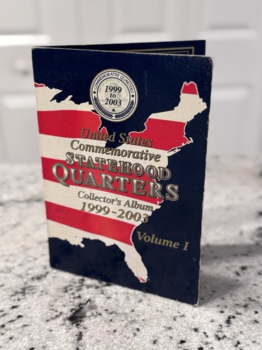 Commem Statehood Quarters Collectors Album 1999-03 Volume 1 Ready To Collect