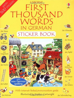 First 1000 Words in German Sticker Book (First Thousand... - Amery, Heather