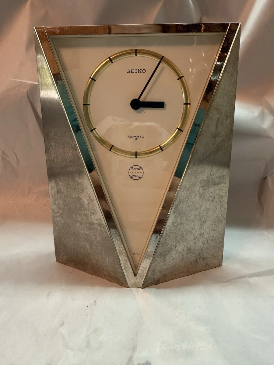Seiko Quartz Battery Powered Desk, Mantel & Shelf Clocks for sale