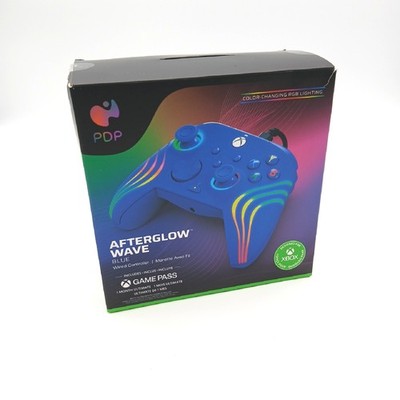 PDP Xbox Afterglow Wave Wired Controller Blau Controller Videospiele Zu - Defekt