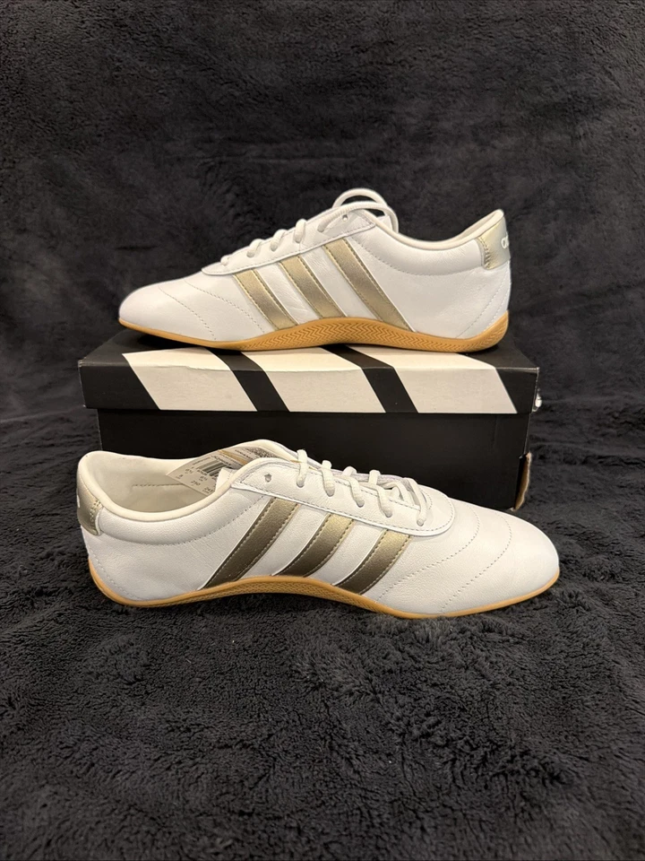 adidas Grand Court Lo JQ9685 Women’s Size 8 White/Gold/Gum NIB - Image 2 of 4