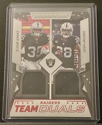 2022 Panini Rookies & Stars Zamir White/Josh Jacobs Team Duals #222/249